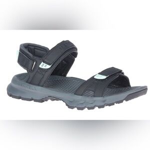 NEW Merrell Cedrus 3 Strap Women's Black Sandals Size 6